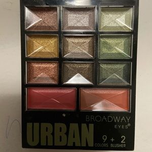 new broadway urban 9 colors 2 brushes eyesshadow